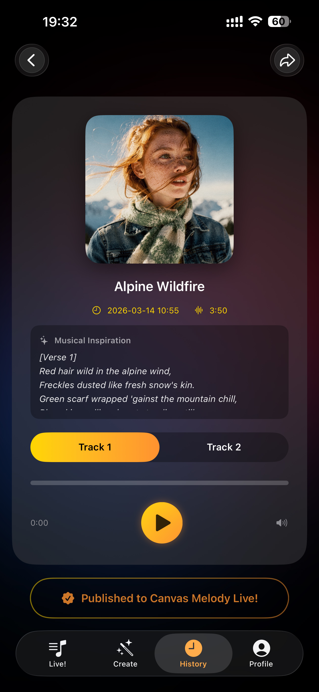 Canvas Melody 画音 AI看图作曲工具界面